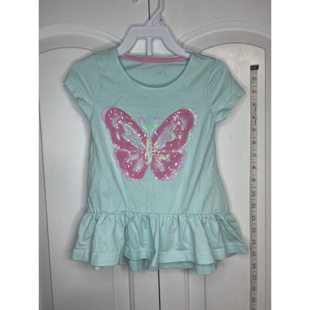 Butterfly sequins kids outfits